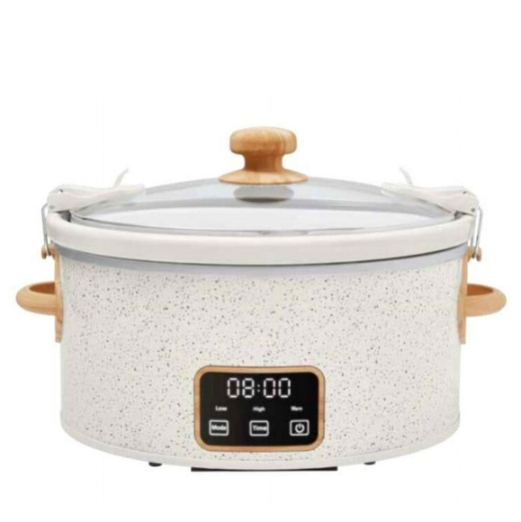 ❤️ New Pioneer Woman Linen Speckle 6Qt Slow Cooker - Picture 8 of 8